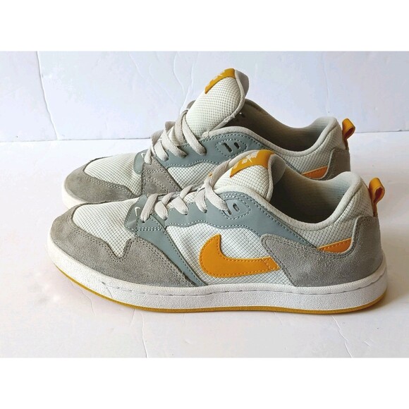 Nike Other - Nike SB Alleyoop Sneakers Men's 8 Particle Grey University Gold Low top Shoes